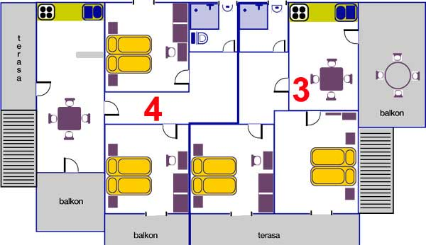 Apartmenthaus Snježana Viganj (Halbinsel Peljesac)